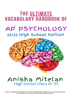 cover image of The Ultimate Vocabulary Handbook of Ap Psychology
